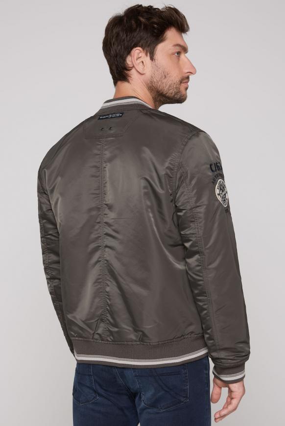 College-Blouson mit Frottee-Logo