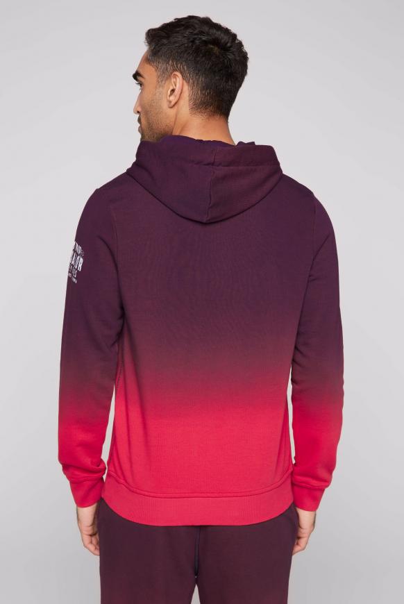 Hoodie Dip Dye mit Logo Print
