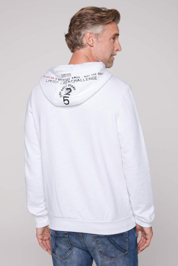 Hoodie mit Logo-Applikationen