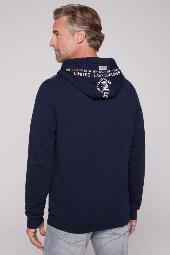 Hoodie mit Logo-Applikationen