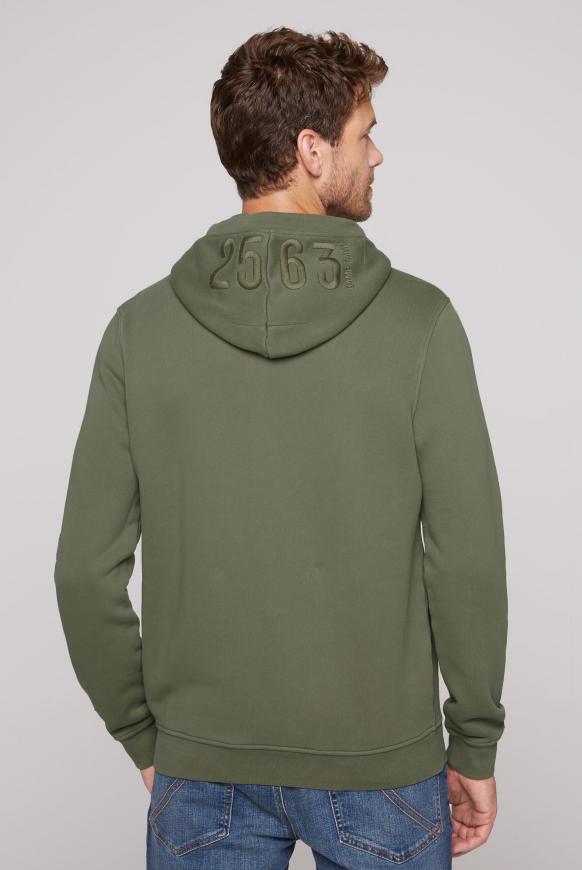Hoodie mit toniger Logo-Stickerei