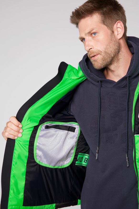 Jacke im Ski-Design mit Logo Artwork