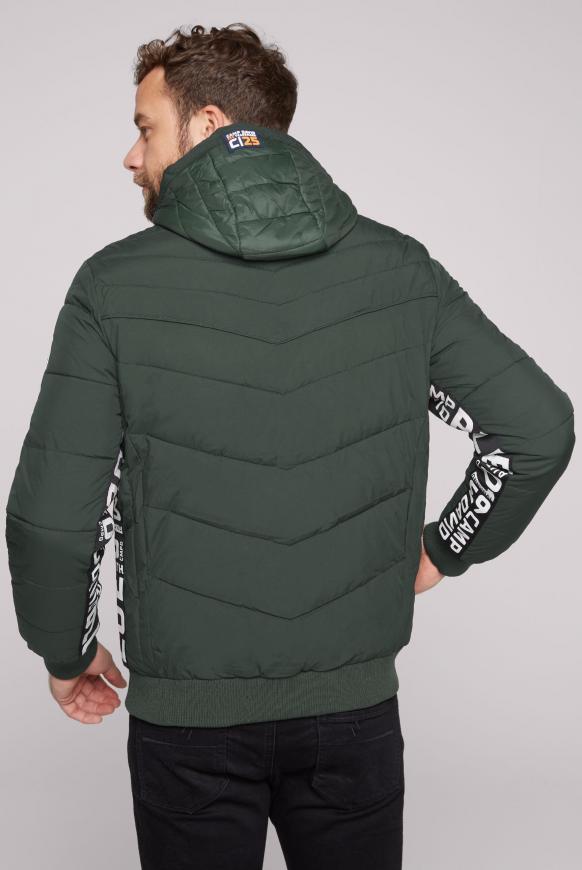 Jacke mit Kapuze und Logo-Design