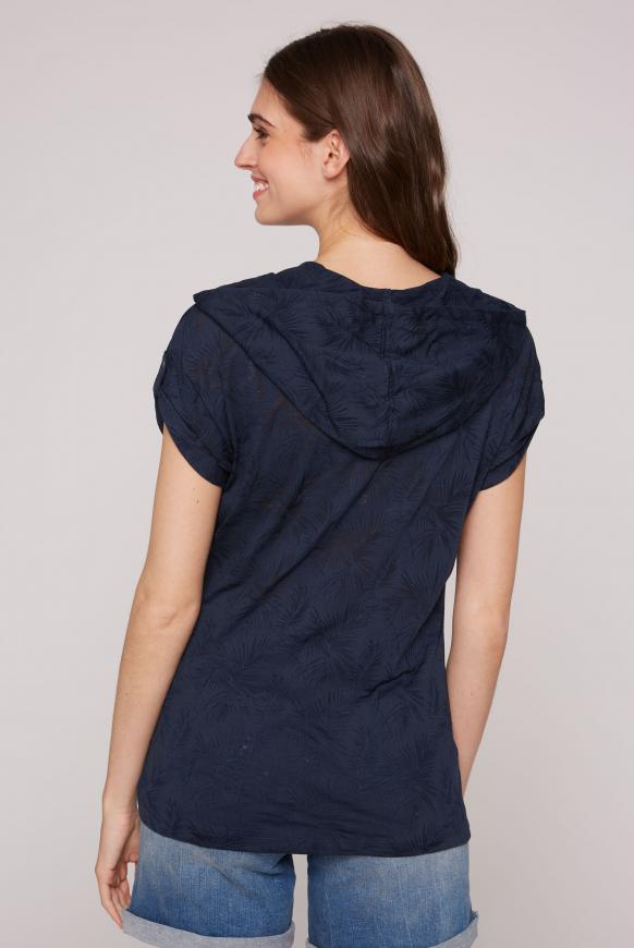 Kapuzenshirt mit Ausbrenner-Artwork