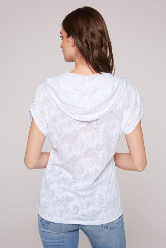 Kapuzenshirt mit Ausbrenner-Artwork