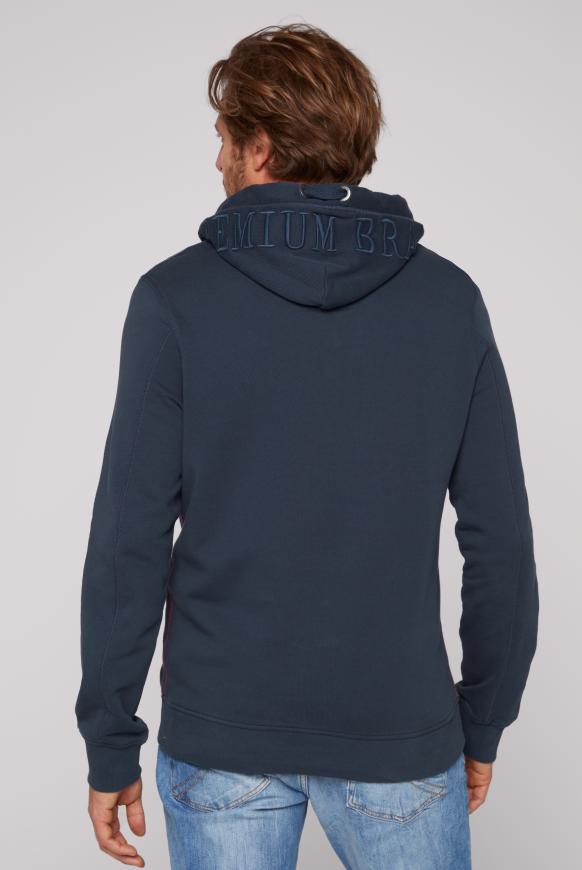 Kapuzensweatshirt mit 3D-Stickereien