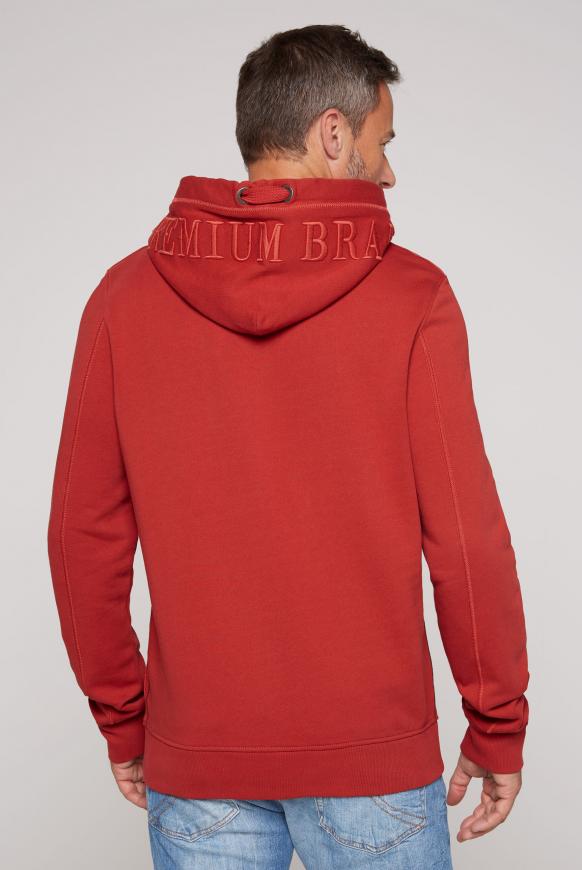 Kapuzensweatshirt mit 3D-Stickereien
