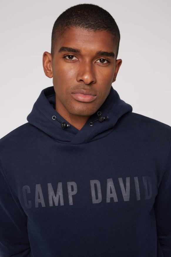Kapuzensweatshirt mit Logo Rubber Print