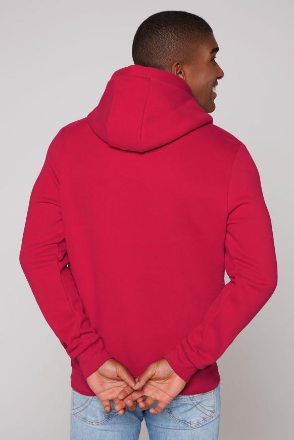 Kapuzensweatshirt mit Logo Rubber Print