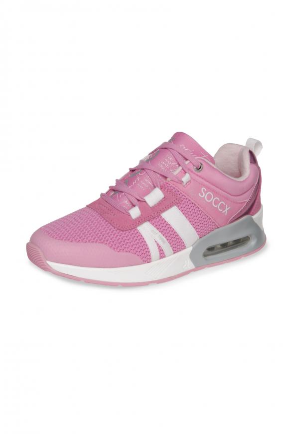 Keil-Sneaker im Strick-Design