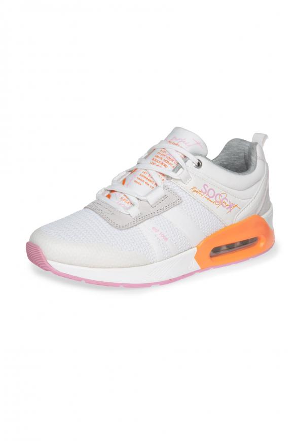 Keil-Sneaker im Strick-Design