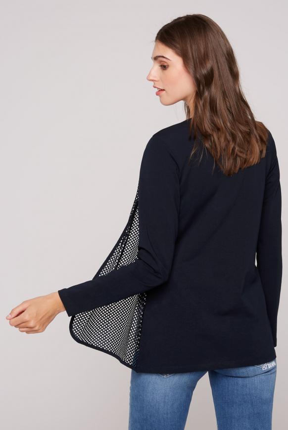 Langarmshirt mit Jacken-Layering