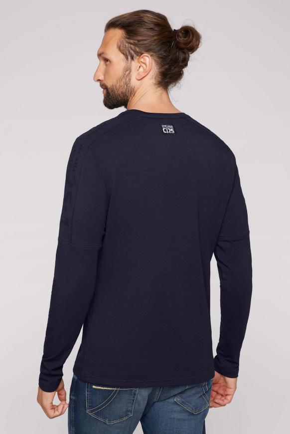 Langarmshirt mit Schulter-Artwork