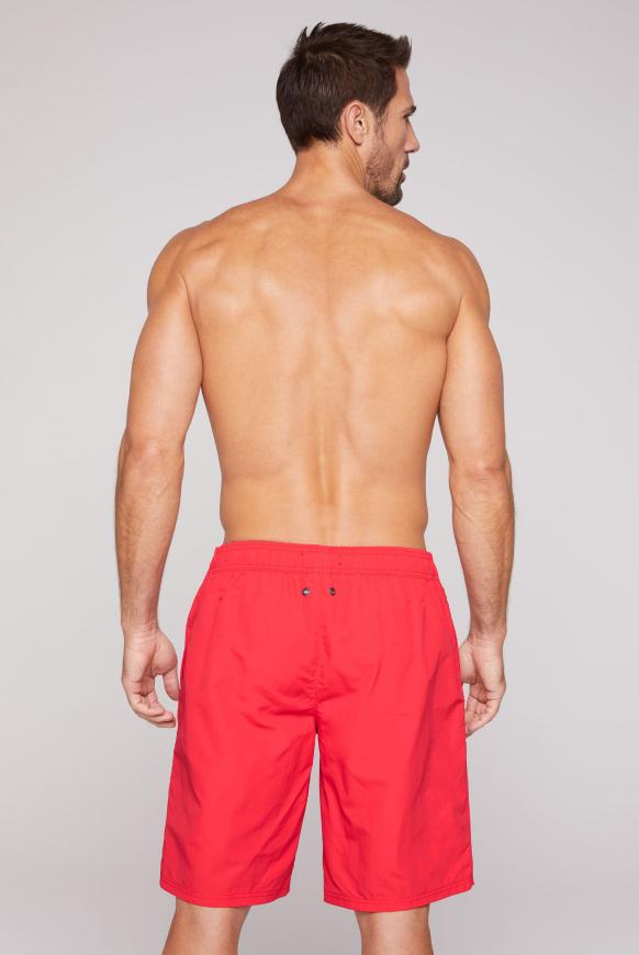 Lange Beachshorts mit Logo-Artwork
