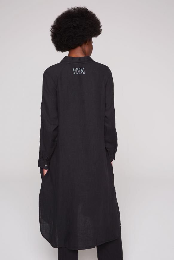 Lange Bluse aus Leinen