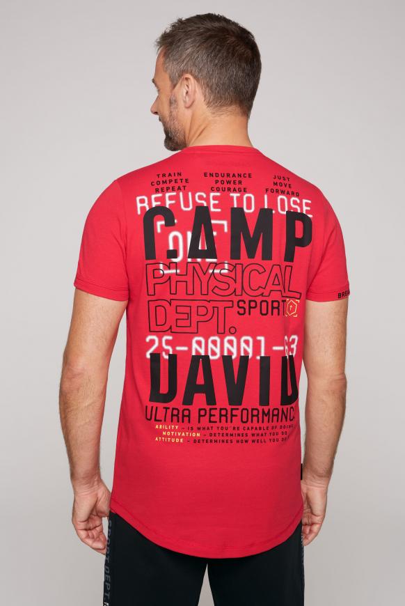 Langes T-Shirt mit XL-Rücken-Print