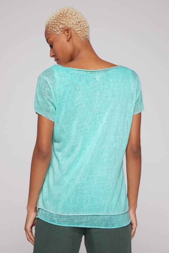 Layering-Shirt mit Glitter Print