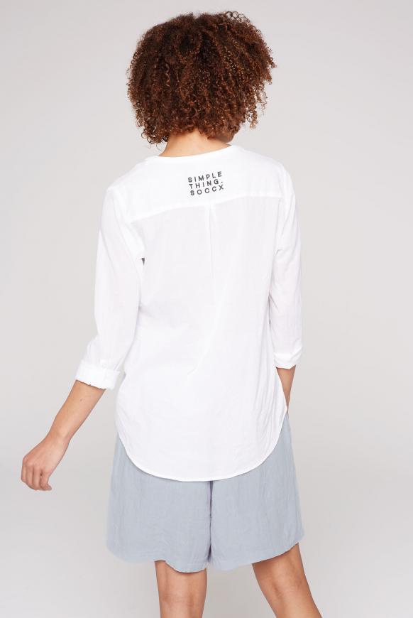 Leichte Bluse mit Brusttasche