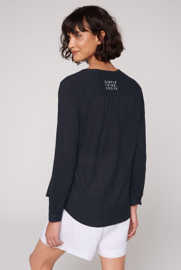 Leichte Bluse mit Brusttasche