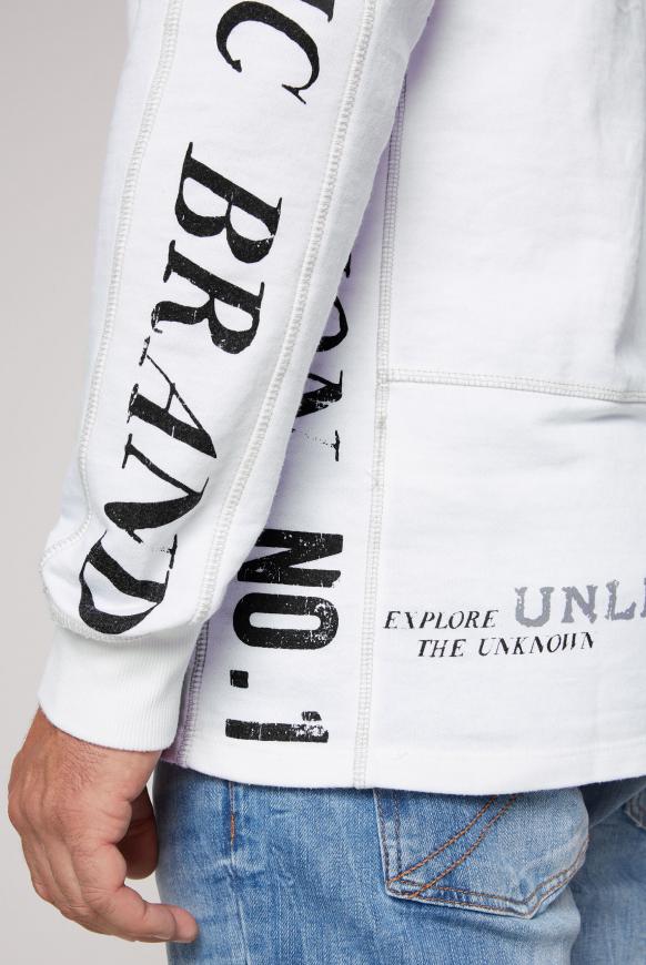 Leichter Hoodie mit vielen Logo Prints