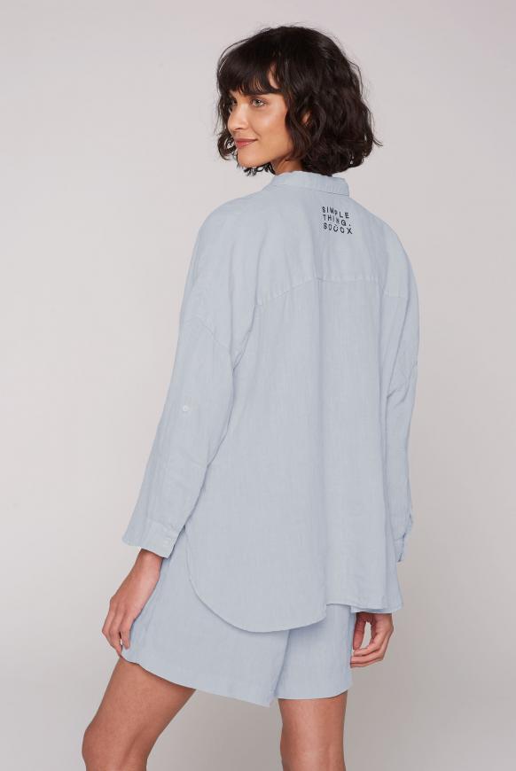 Oversized Bluse aus Leinen