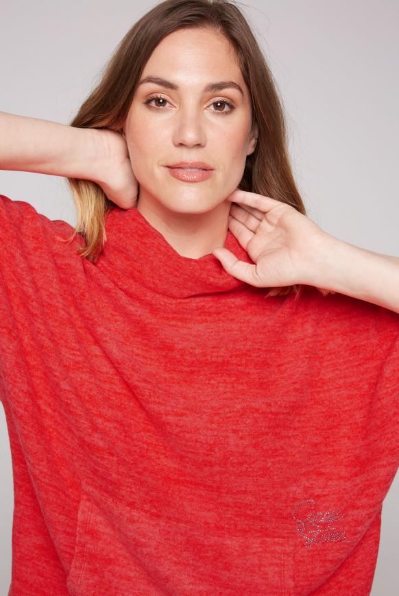 Oversized-Pullover mit Kängurutasche