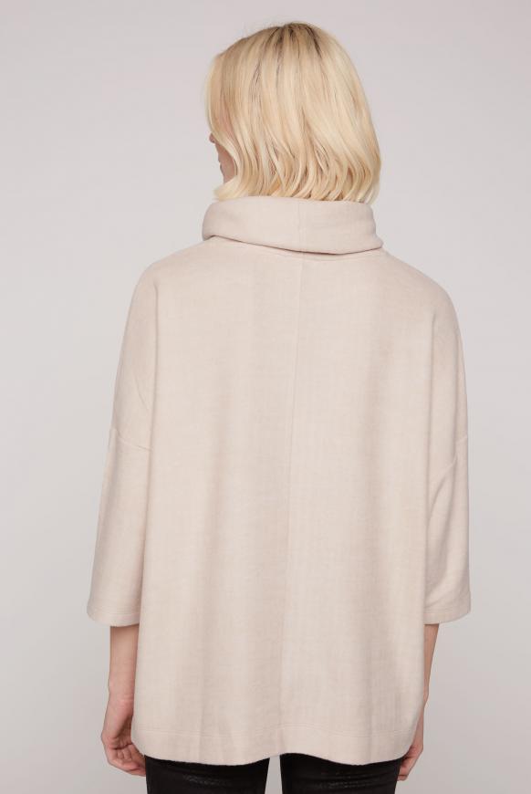 Oversized-Pullover mit Kängurutasche