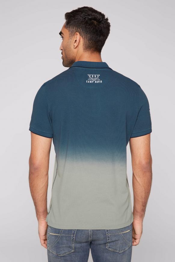 Pikee-Polo Dip Dye mit Logo Artwork