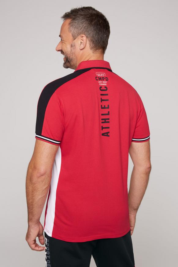 Pikee-Polo mit Colour-Blocking