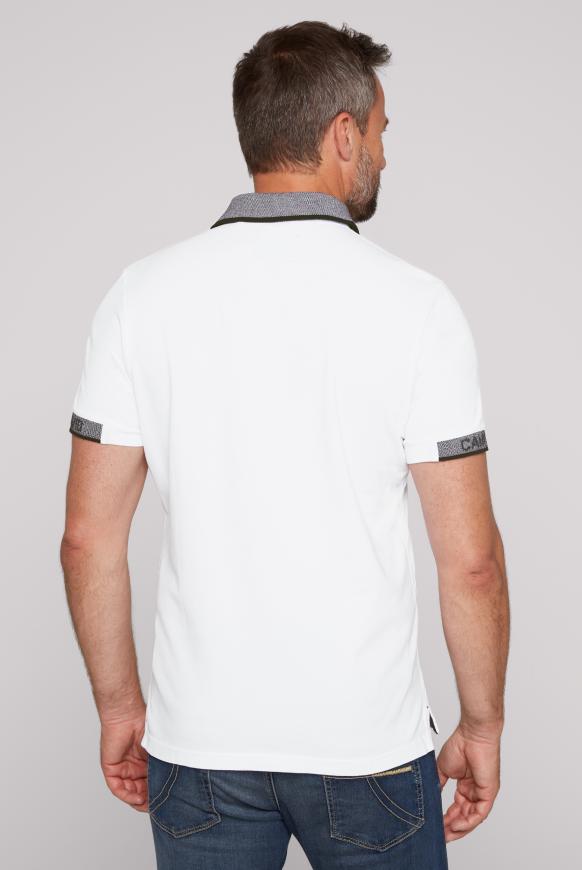 Pikee-Polo mit Two-Tone-Details
