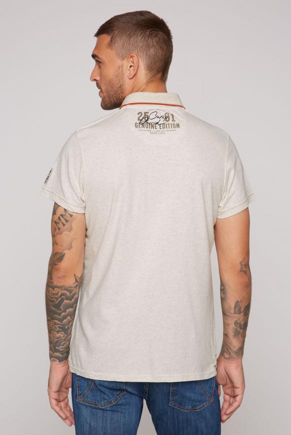 Polo mit Trikotkragen und Logo-Applikationen