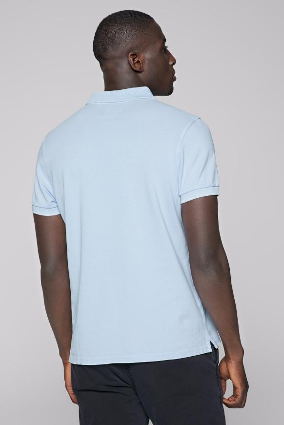 Poloshirt aus Pikee mit Logostick