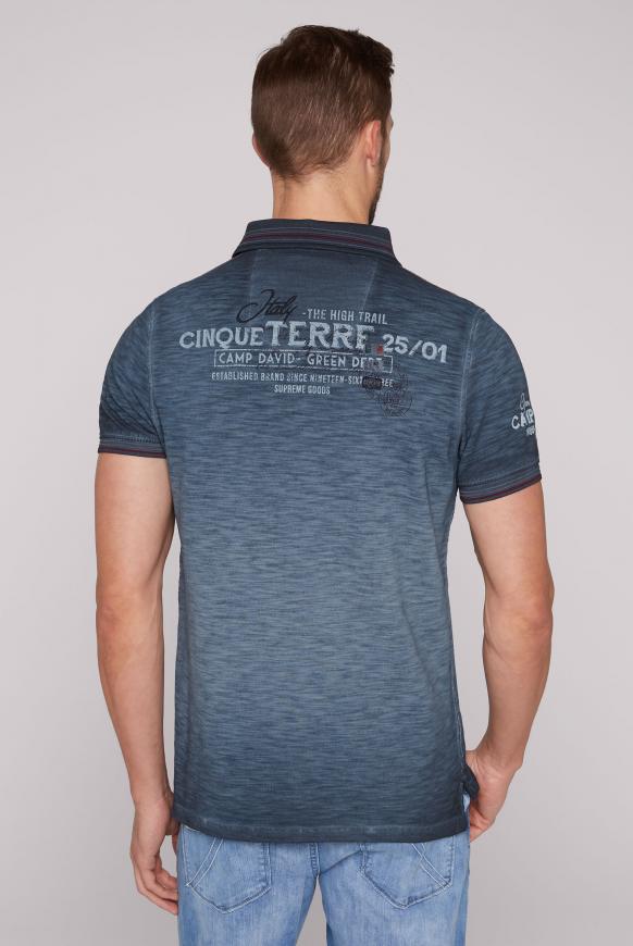Poloshirt aus Pikee mit vielen Artworks