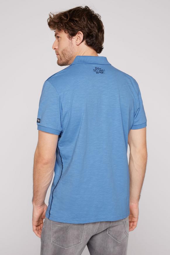 Poloshirt mit Logo-Applikationen
