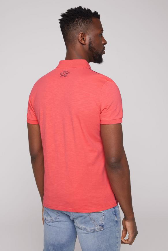 Poloshirt mit Logo-Applikationen