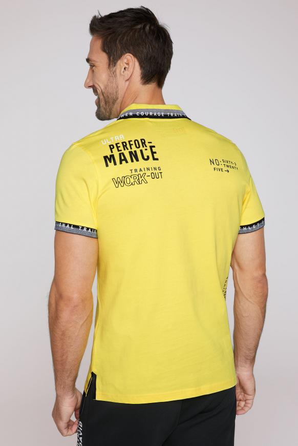 Poloshirt mit Two-Tone-Details