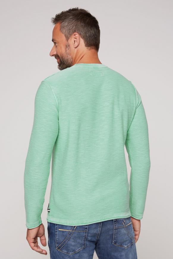 CAMP DAVID & SOCCX | Pullover mit Used-Optik sea green