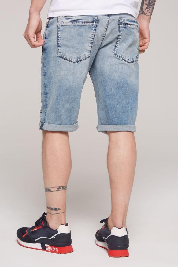 RO:BI Skater Jeans Shorts mit Print
