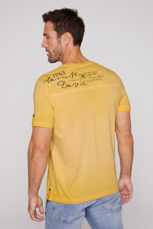Rundhalsshirt mit beidseitigen Logo Prints