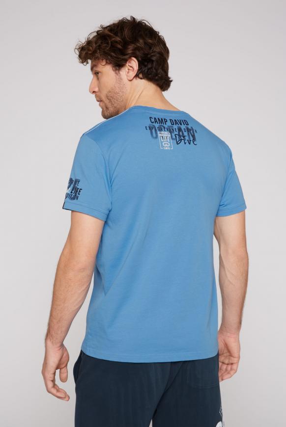 Rundhalsshirt mit Logo Artworks