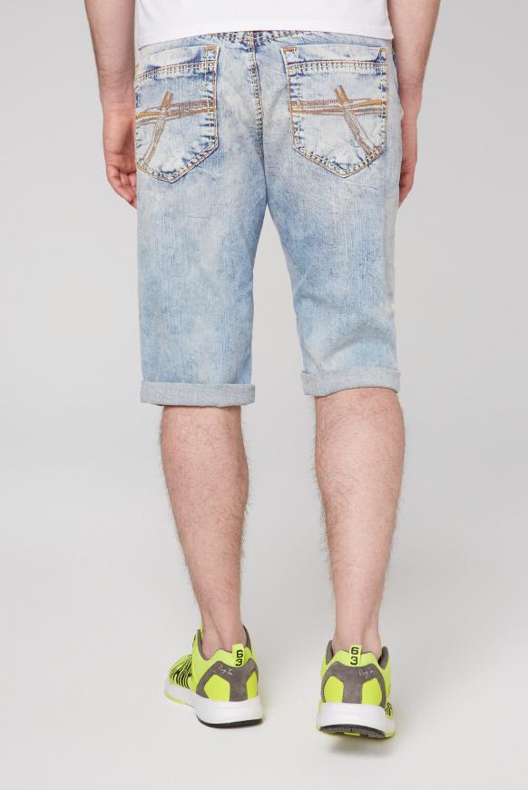 Skater Jeans Shorts RO:BI mit Destroy-Effekten