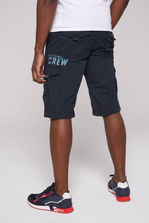 Skater Shorts mit Tapes, Prints und Stickereien