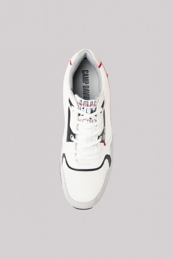 Sneaker im Retro Look mit Logo Artworks