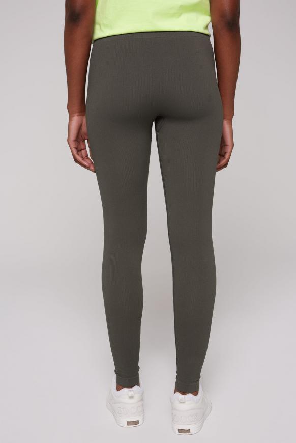 Sporttights Seamless mit Rippstruktur