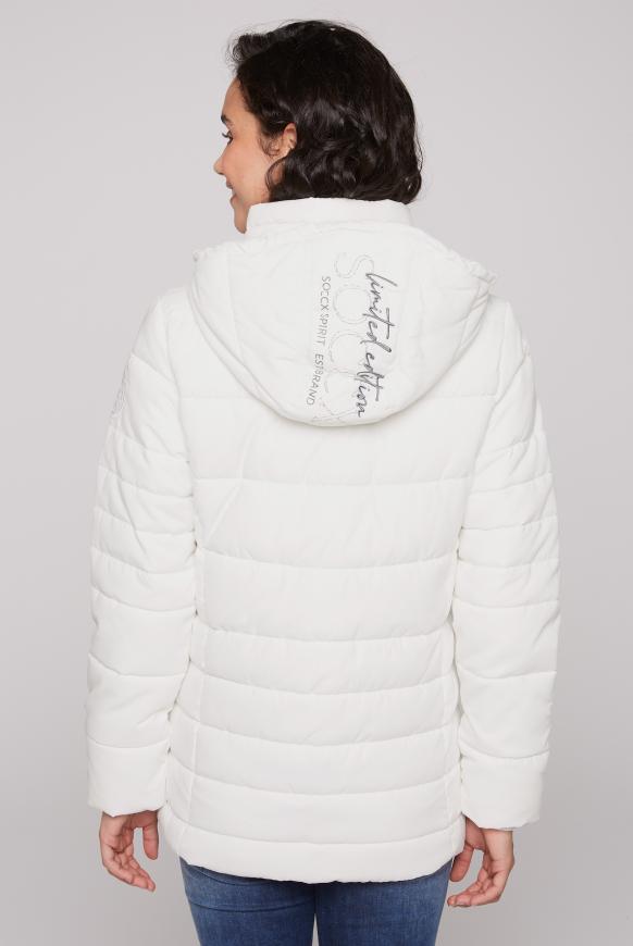 Steppjacke mit abtrennbarer Kapuze