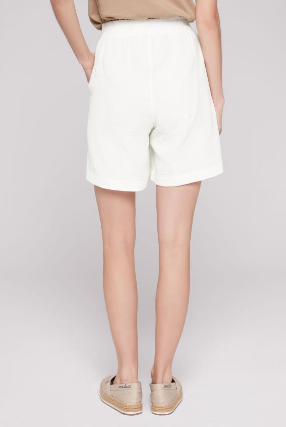 Strukturierte Shorts aus Musselin