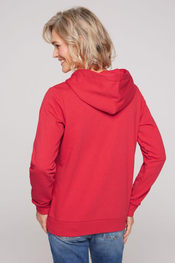 Sweatjacke mit Kapuze und Artwork
