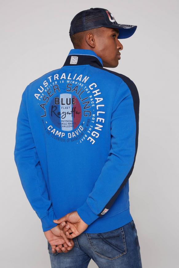 Sweatjacke mit Rücken-Artwork