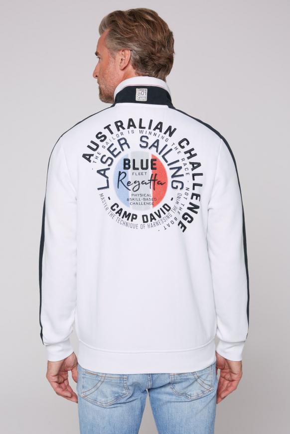 Sweatjacke mit Rücken-Artwork