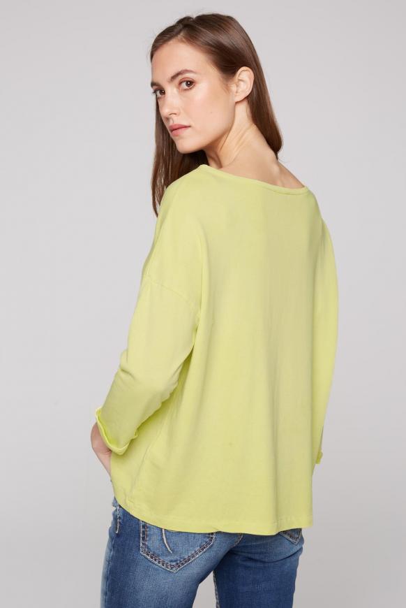 Sweatshirt mit 3/4-Arm und Artwork